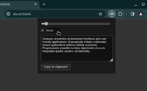 Corporate Ipsum screenshot 1