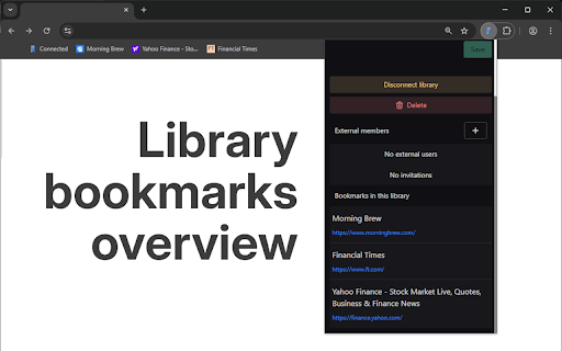 CorporateBookmarks screenshot 1