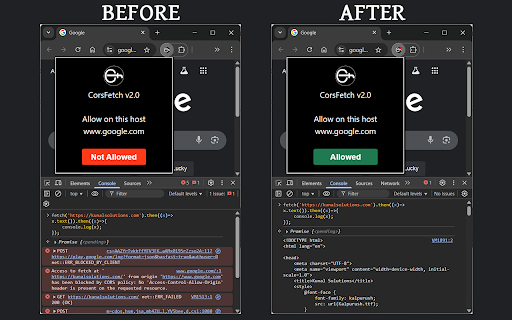 CorsFetch screenshot 1