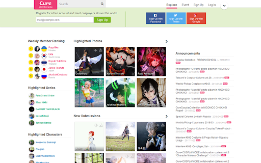 Cosplay Photo Downloader screenshot 1