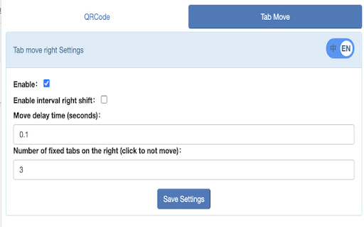 CountDown & ArrayTool & QRCode & Image & Move Tab To Right Extension screenshot 1