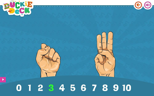 Counting Games - Finger Counting Duckie Deck screenshot 1