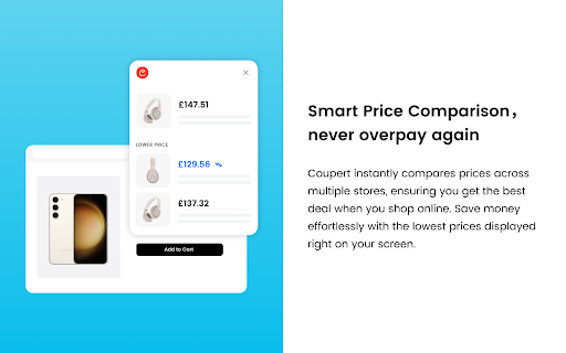 Coupert UK - Auto Coupon Finder & Cashback screenshot 1