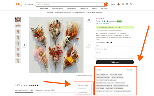 CraftSpy for Etsy sellers screenshot 1