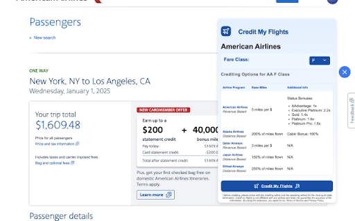 Credit My Flights screenshot 1