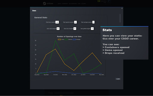 CS:GO History Utility Filter screenshot 1