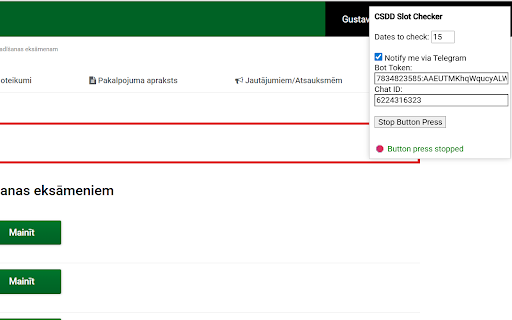 CSDD Slot Checker screenshot 1