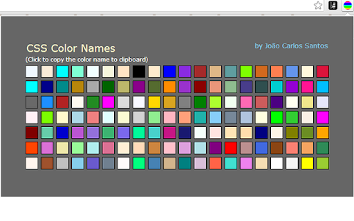 CSS Color Names screenshot 1