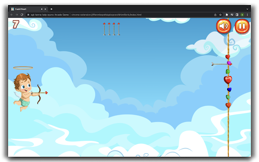 Cupid Heart Game - HTML5 Game screenshot 1