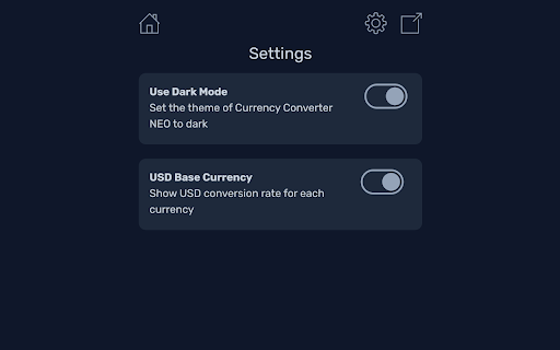 Currency Converter - NEO screenshot 1