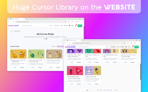 Custom Cursor World screenshot 1