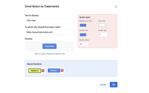 Custom Gmail Buttons screenshot 1