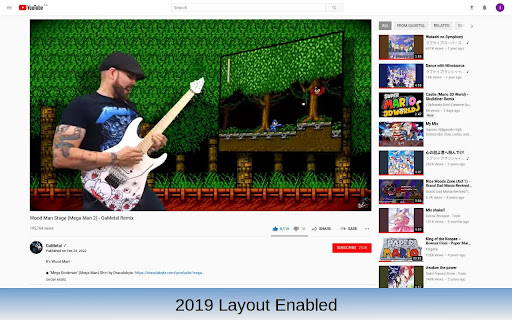 CustomTube - Restore the Old YouTube Layout screenshot 1