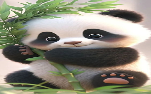 Cute panda wallpaper screenshot 1