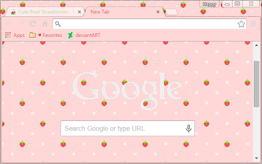 Cute Pixel Strawberries screenshot 1
