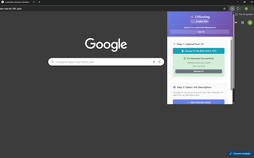 CVScoring screenshot 1