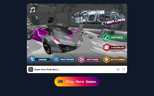 Cyber Cars Punk Racing Game - Engage in Explosive Combat Races! screenshot 1