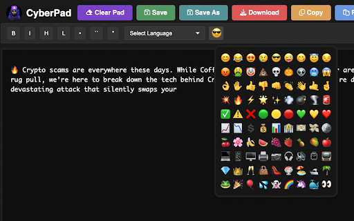 CyberPad screenshot 1