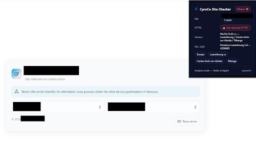 CyroCo Site Checker screenshot 1