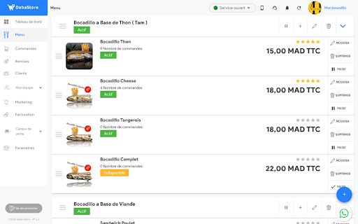 DabaStore products importer screenshot 1