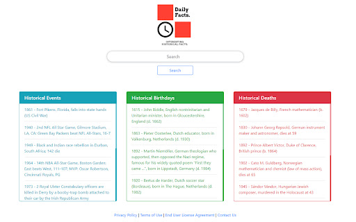 Daily Facts screenshot 1