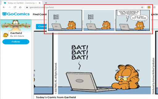 Daily Garfield Comics screenshot 1