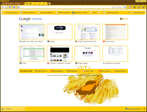 Daring Theme screenshot 1