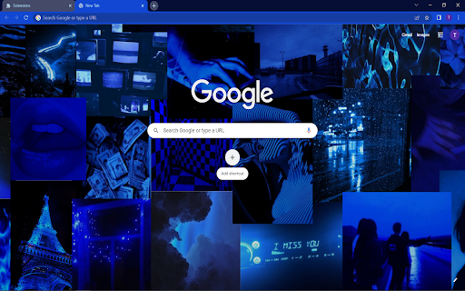 Dark Blue Aesthetic screenshot 1