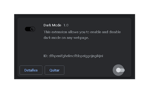 Dark Mode screenshot 1