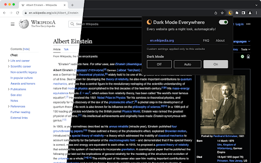 Dark Mode Everywhere screenshot 1