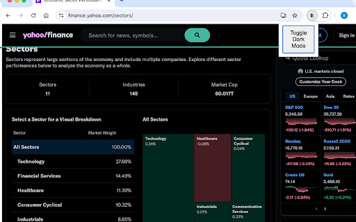 Dark Mode Toggle screenshot 1