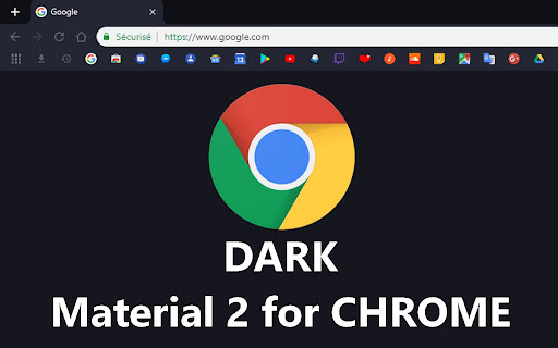 Dark Night Theme for Material 2 screenshot 1