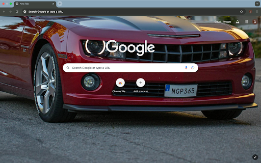 dark red car screenshot 1