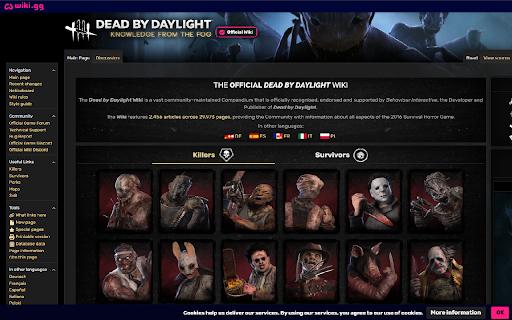 Dead By Daylight Fandom to Wiki Redirect screenshot 1