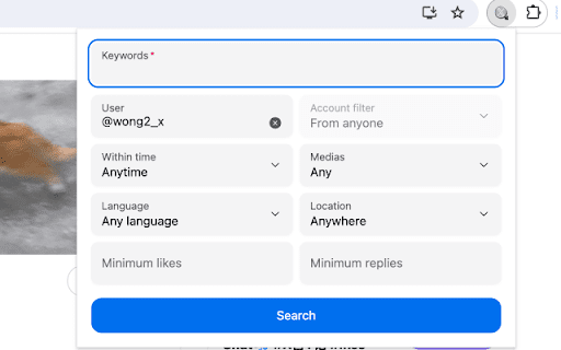 Dead Simple Twitter/X Search screenshot 1
