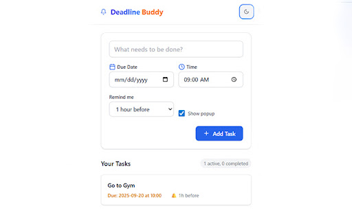DeadlineBuddy screenshot 1