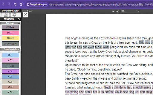 DeceptionAnalyser screenshot 1