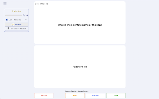 Deep Memory screenshot 1