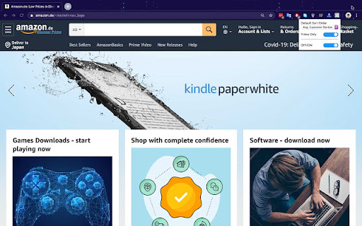 Default Amazon Sort screenshot 1