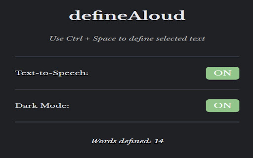 DefineAloud screenshot 1