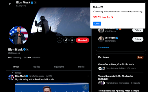 DefundX screenshot 1