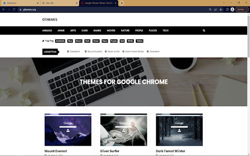 Demon Slayer: Kimetsu no Yaiba Browser Theme screenshot 1