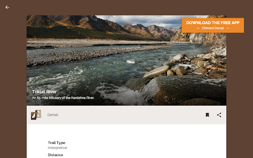Denali National Park: Chimani screenshot 1