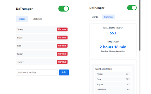 DeTrumper screenshot 1