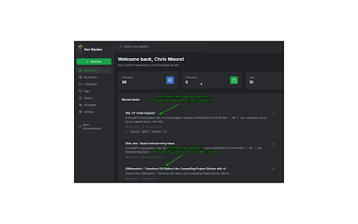 Dev Garden Collector screenshot 1