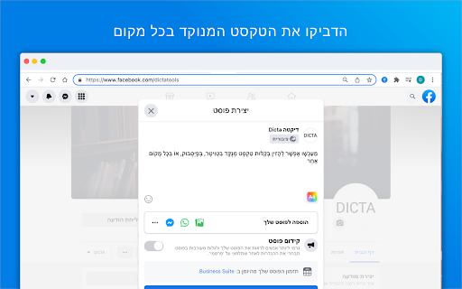 Dicta Nakdan - Share Vocalized Text screenshot 1