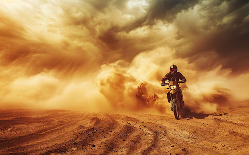 dirt bike at full speed screenshot 1