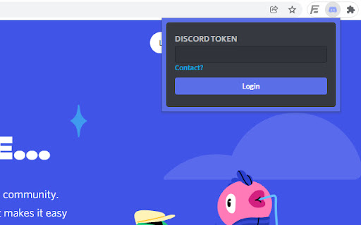 Discord Login with Token screenshot 1