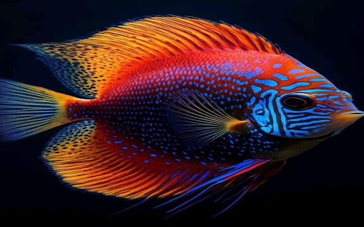 discus fish wallpaper screenshot 1