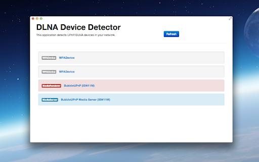 DLNA device inspector screenshot 1